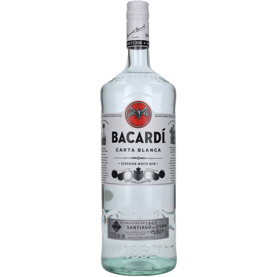 Bacardí Carta Blanca Superior White Rum 1.5Ltr Magnum The General Wine Company