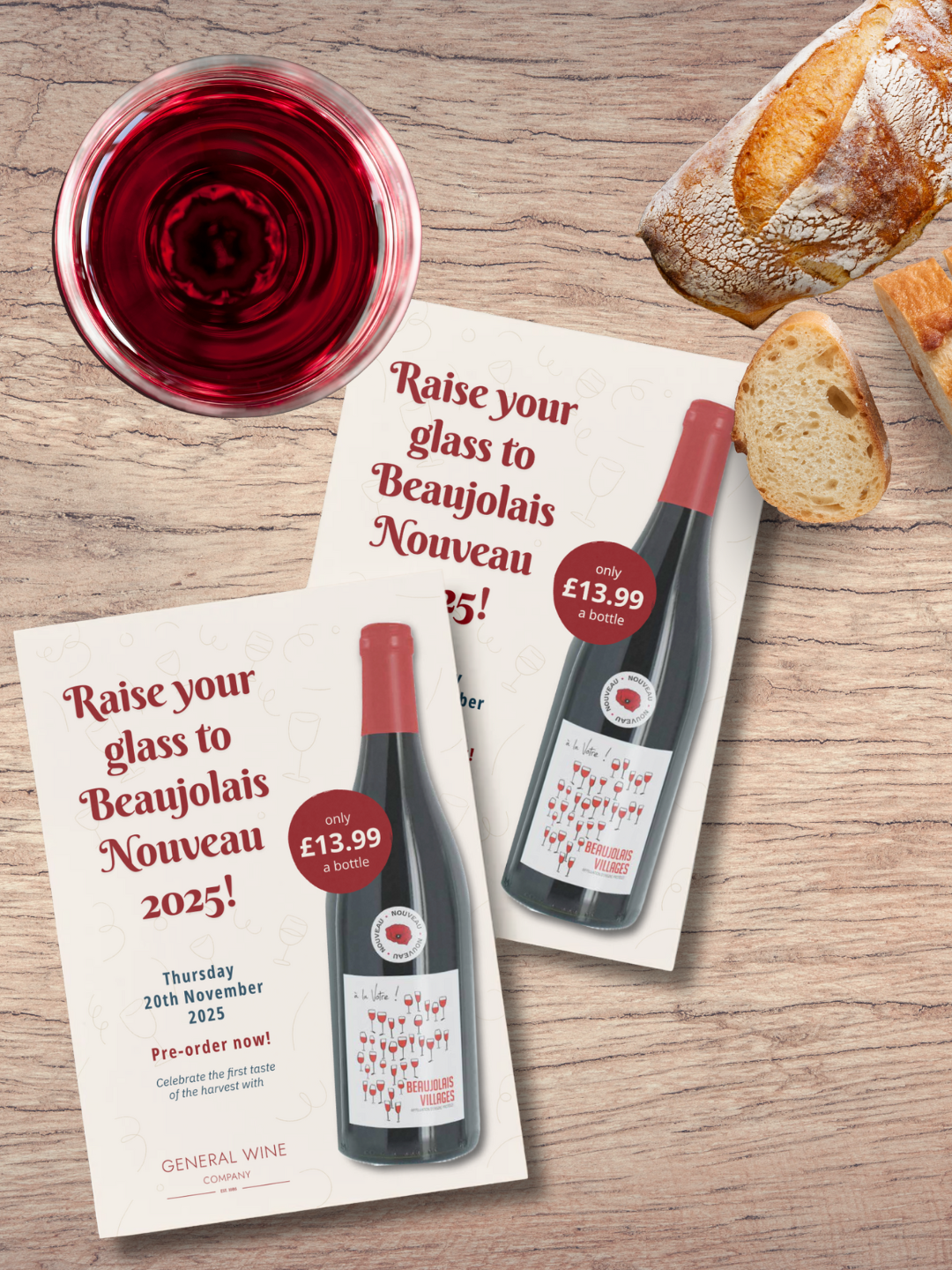 Jean Michel Dupre la Votre Beaujolais Nouveau 2025