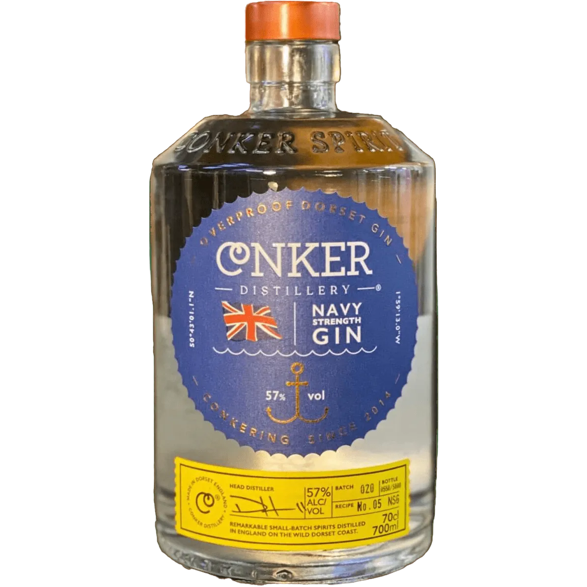 Conker Distillery Navy Strength Gin The General Wine Company