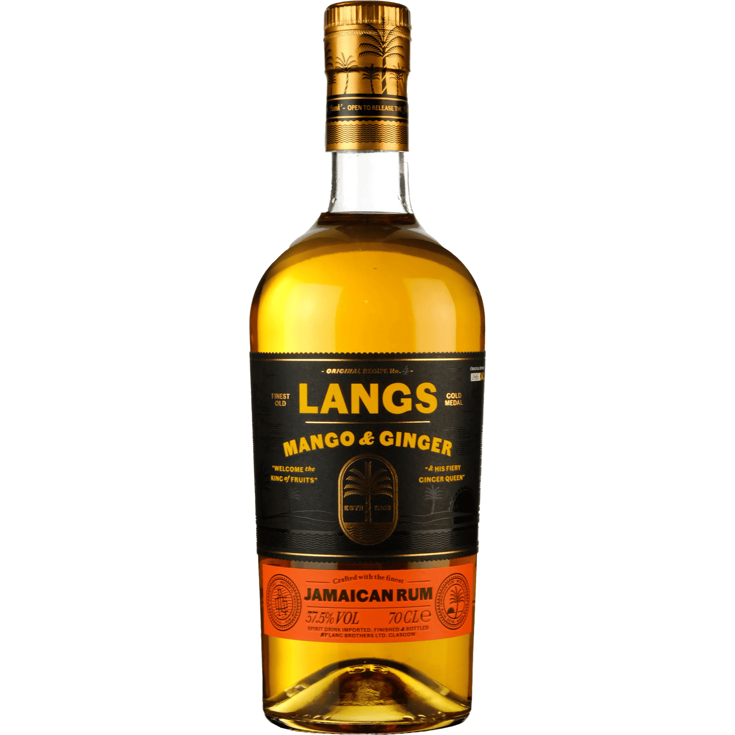 Langs Mango & Ginger Rum The General Wine Company