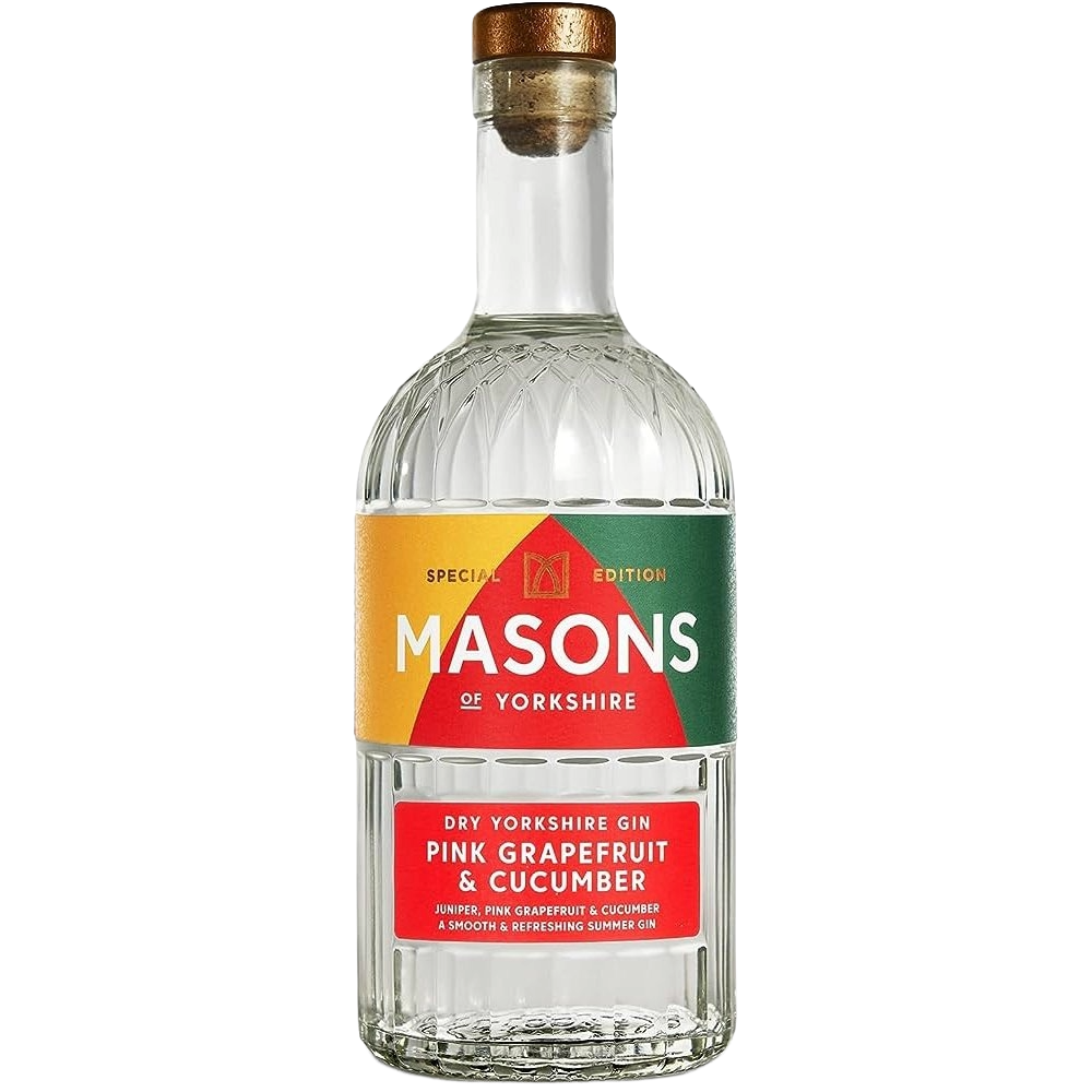 Mason of Yorkshire Pink Grapefruit & Cucumber Gin