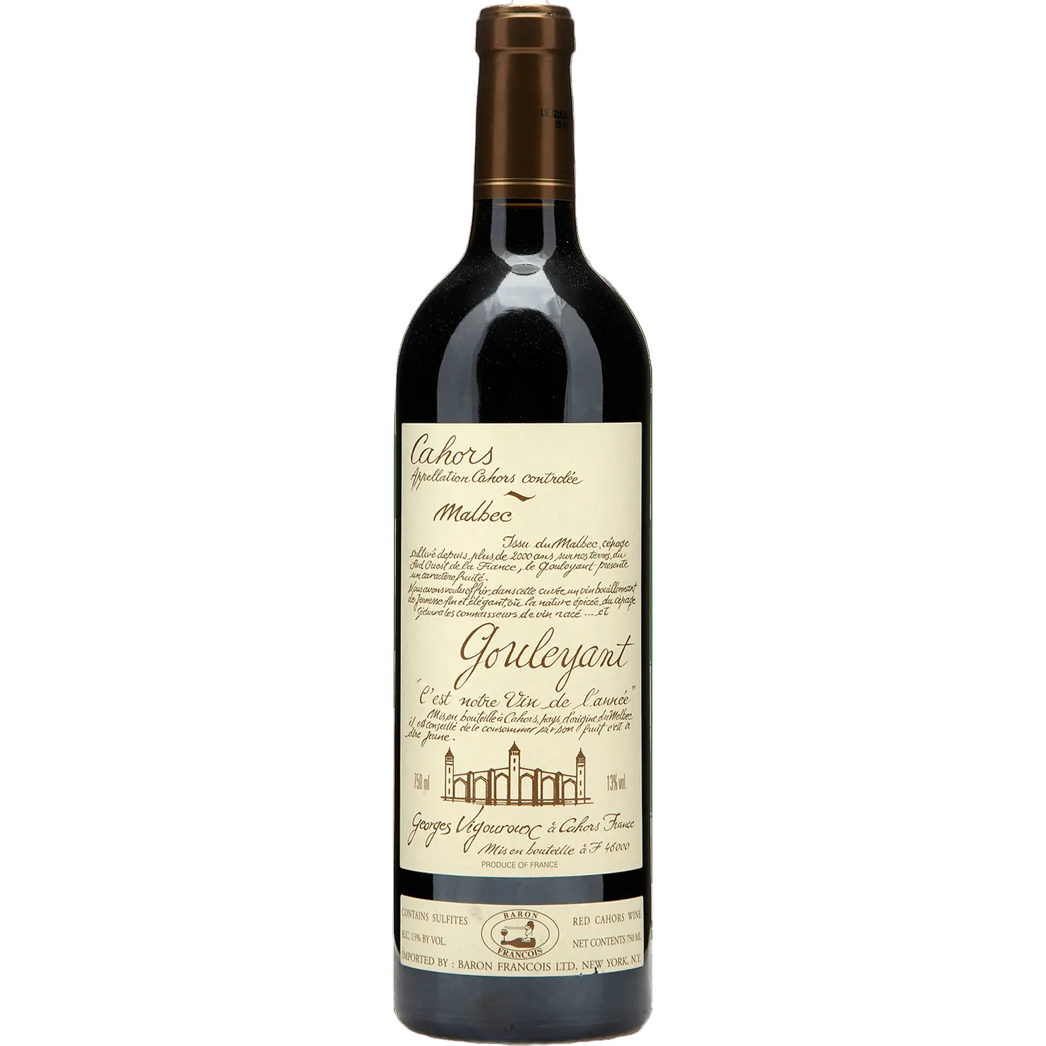 Georges Vigouroux Gouleyant Cahors Malbec The General Wine Company