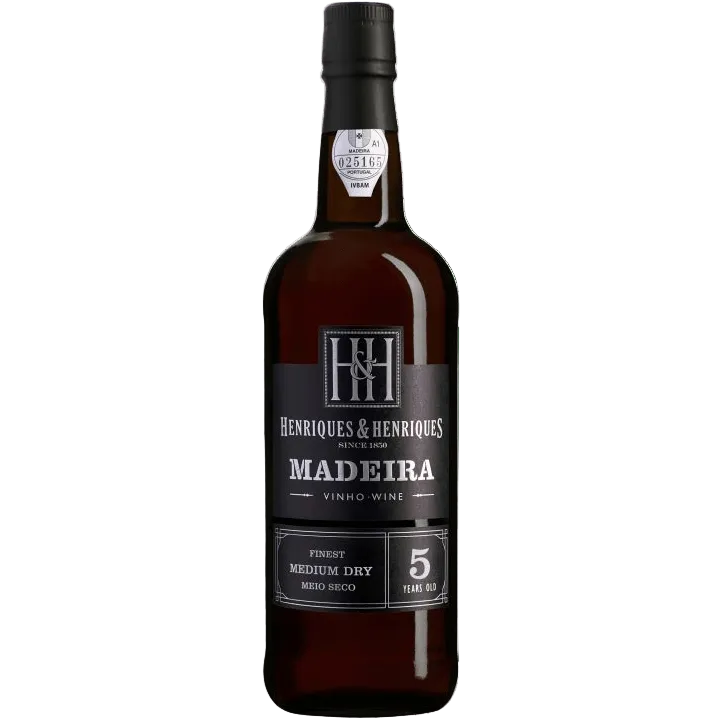 Henriques and Henriques Madeira Finest Medium Dry - Meio Seco - 5 Years Old The General Wine Company