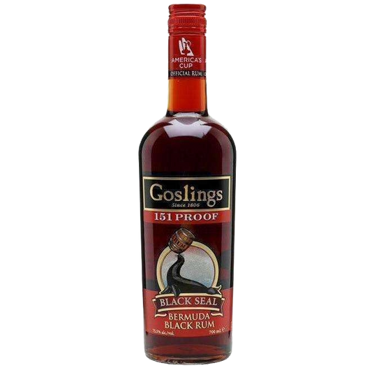 Gosling's 151 Proof Overproof Black Seal Bermuda Rum