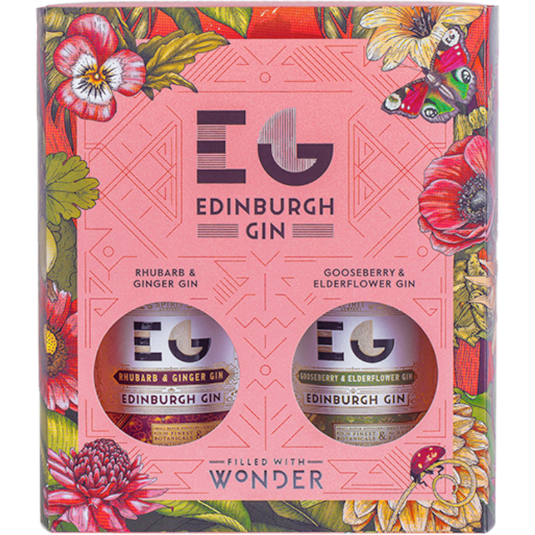 Edinburgh Gin Gin Tale of Two Flavours GIFT Set
