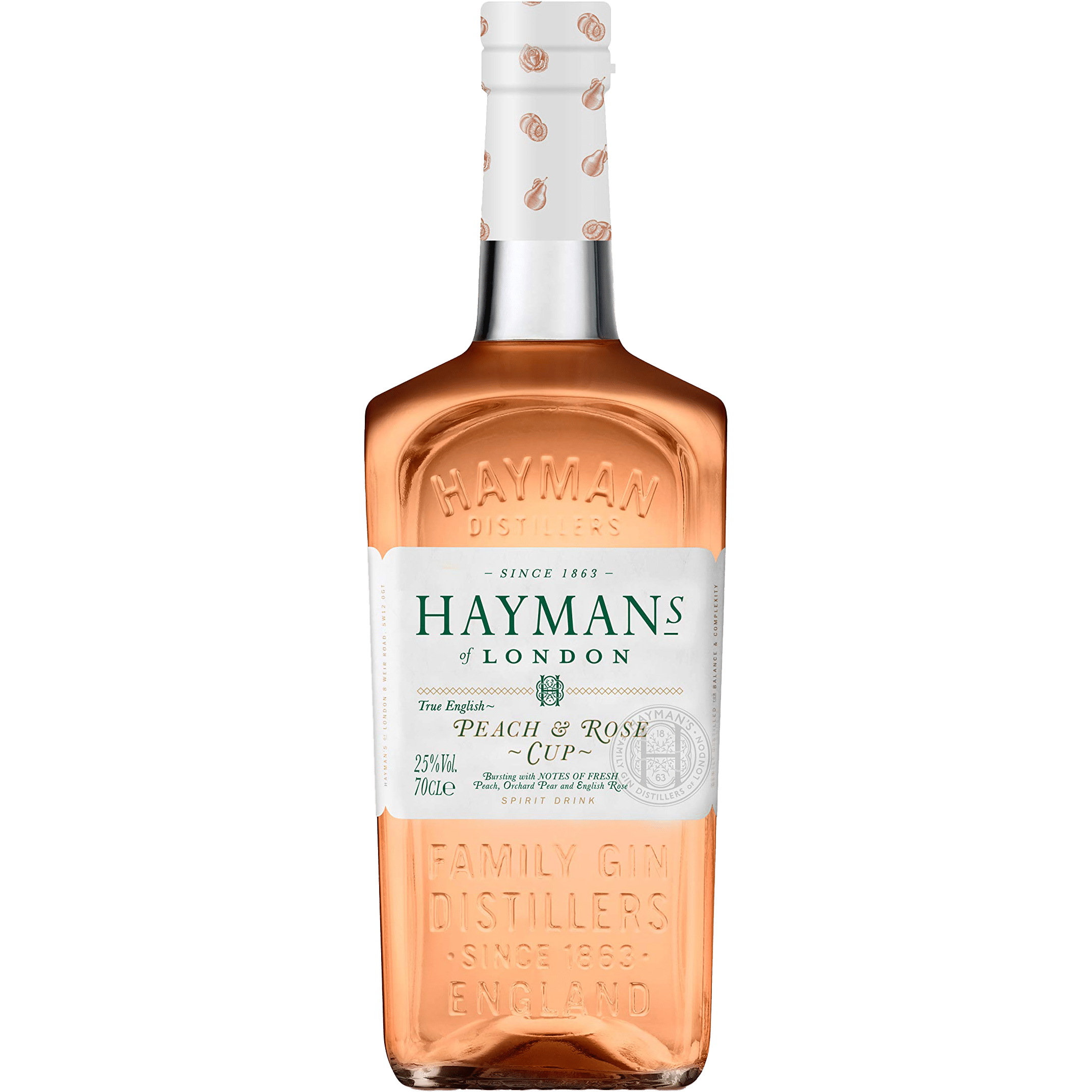 Hayman's Gin Peach and Rose Cup The General Wine Company