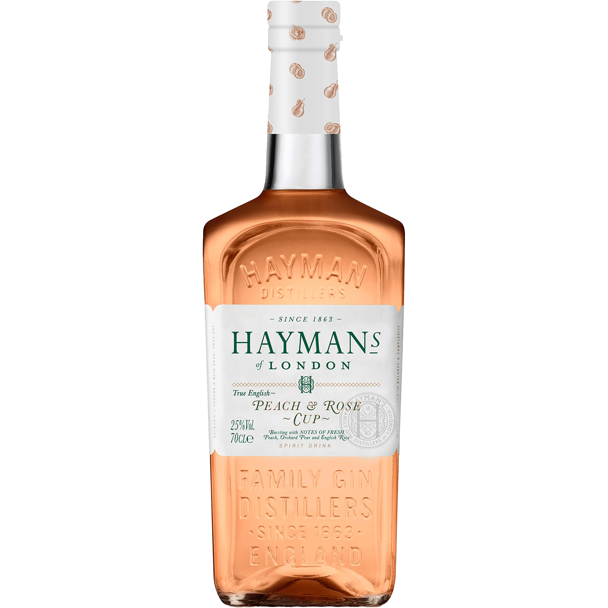 Hayman's Gin Peach and Rose Cup The General Wine Company