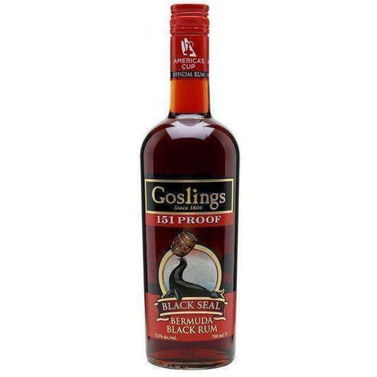 Gosling's 151 Proof Overproof Black Seal Bermuda Rum The General Wine Company